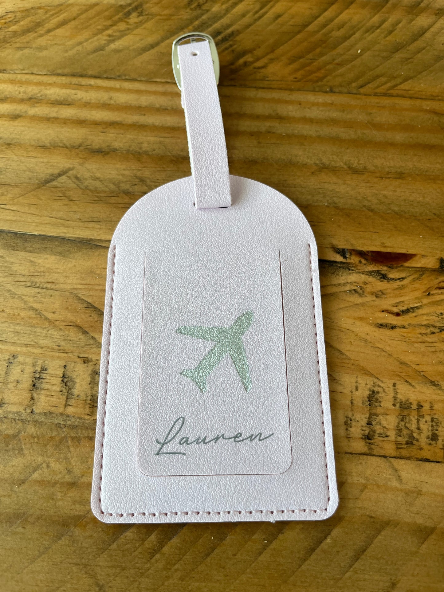 Personalised Luggage Tags - Blue, Pink or Grey