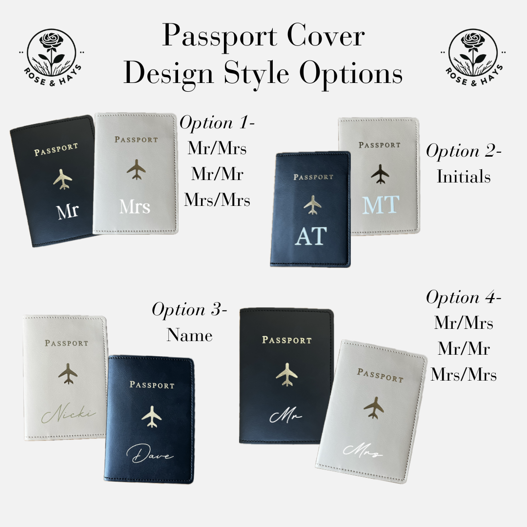 Personalised Passport Covers