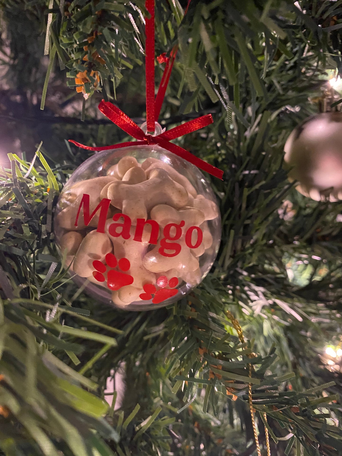 Personalised Pet Treat Baubles