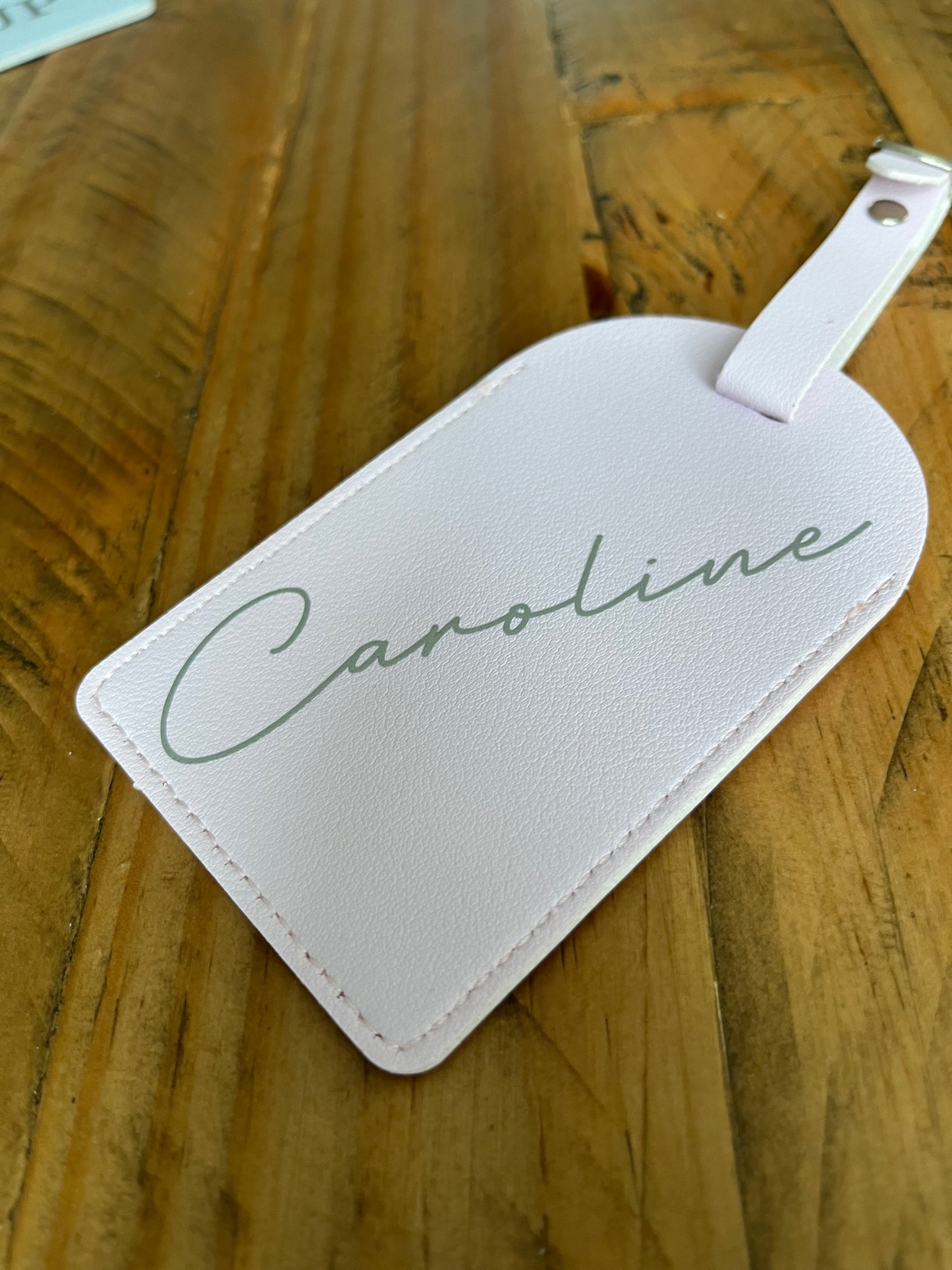 Personalised Luggage Tags - Blue, Pink or Grey