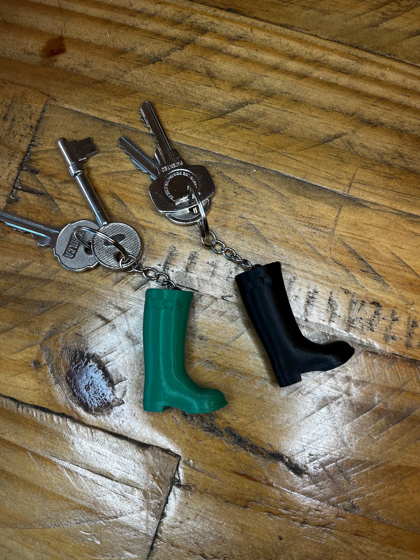 Wellington Boot Keyring