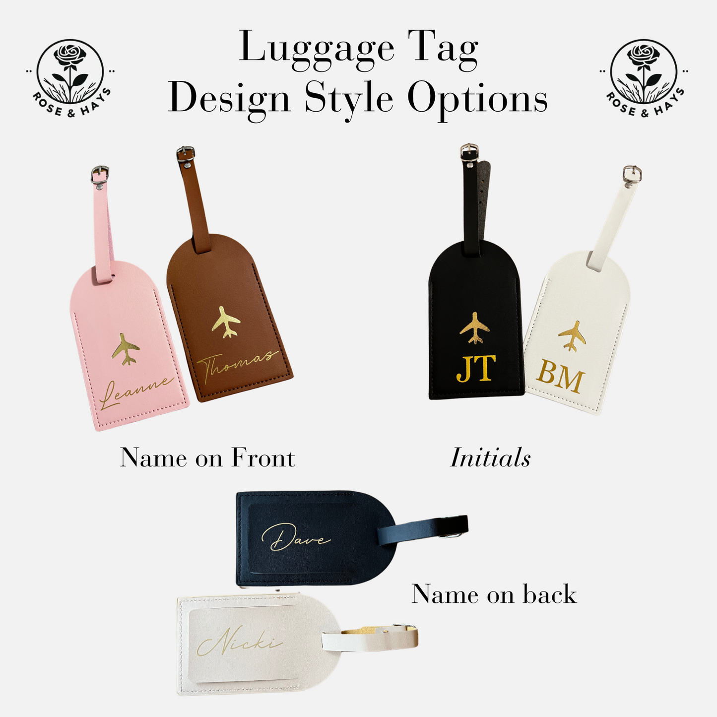 Personalised Luggage Travel Tags