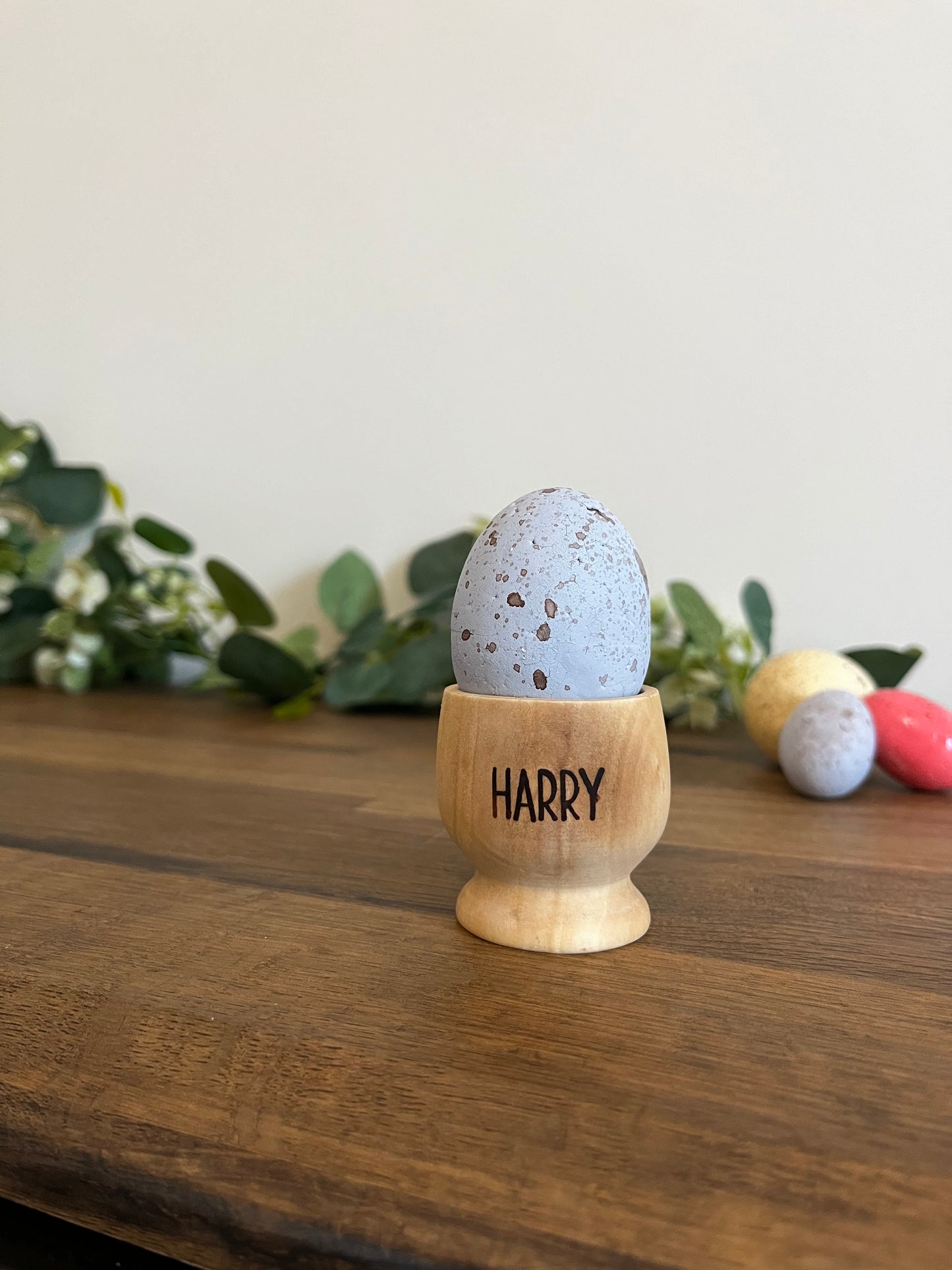 Personalised egg cups