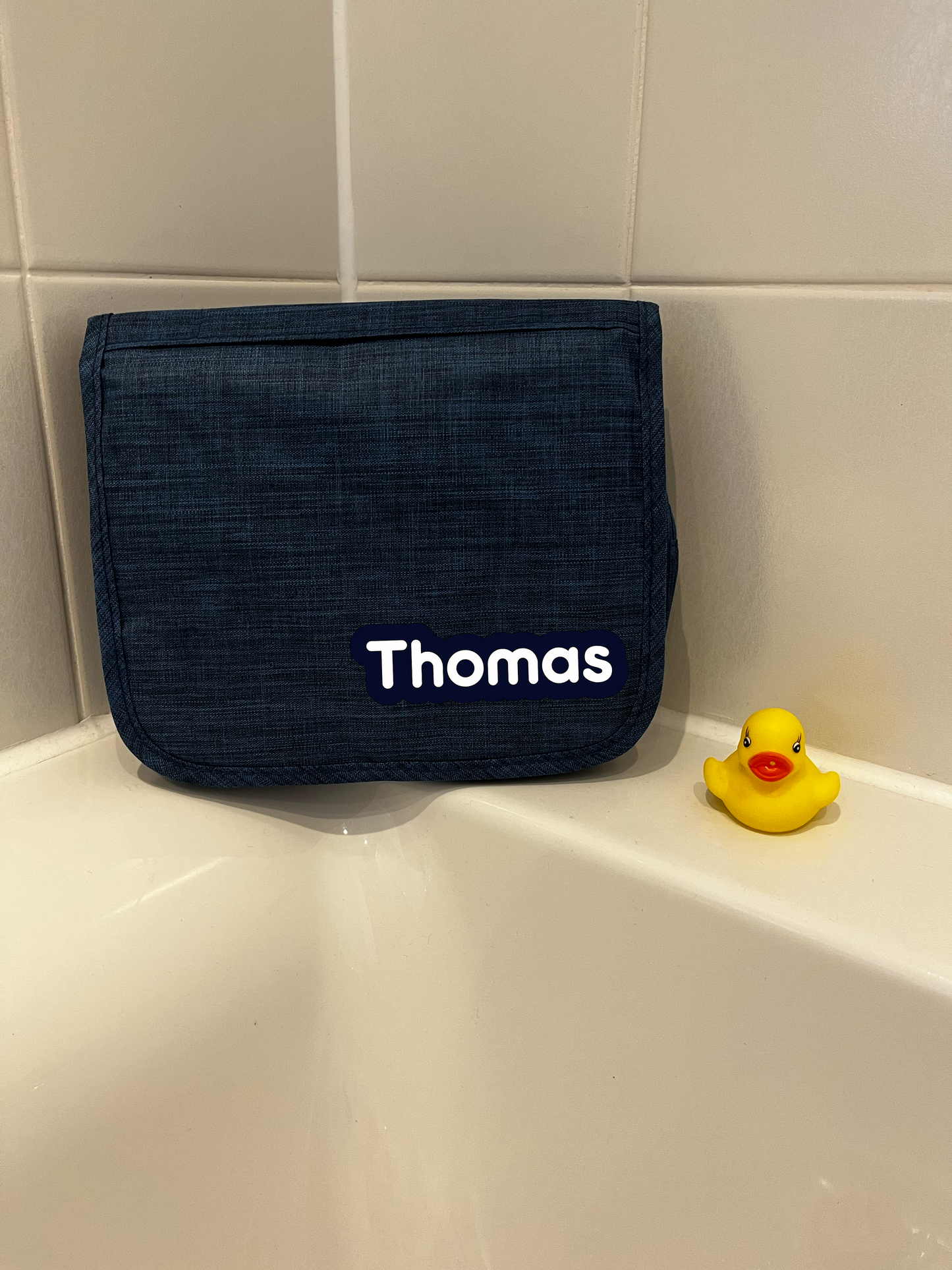 Personalised travel wash bag