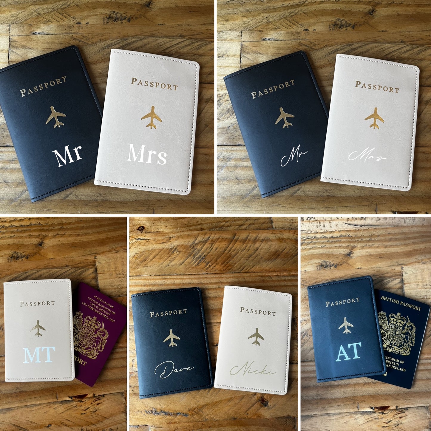 Personalised Passport Covers