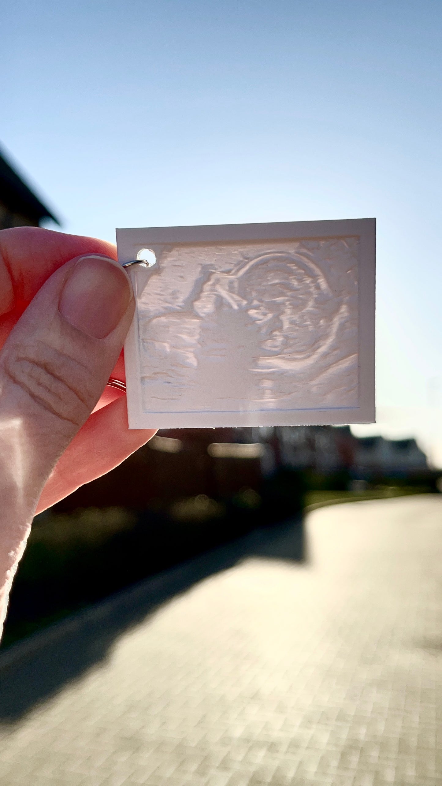 Baby Ultrasound Scan Photo Keyring