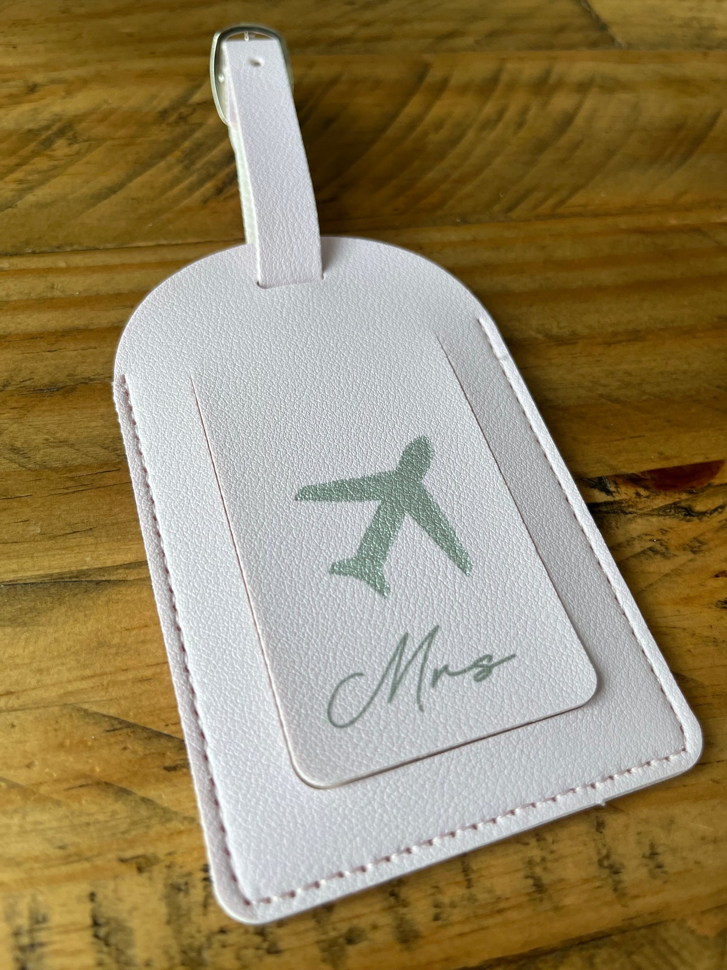 Personalised Luggage Tags - Blue, Pink or Grey
