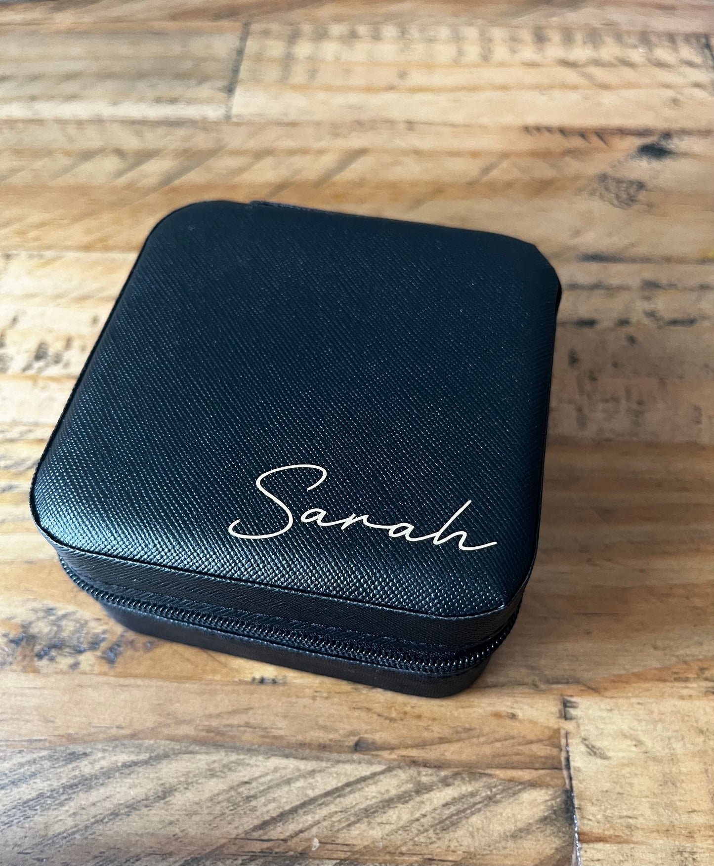 Personalised travel jewellery box