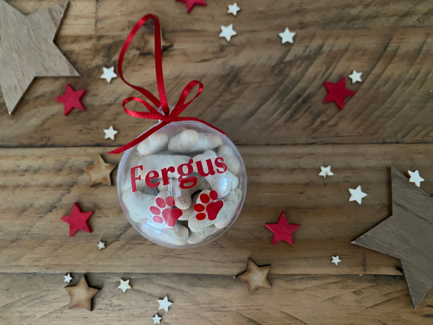 Personalised Pet Treat Baubles