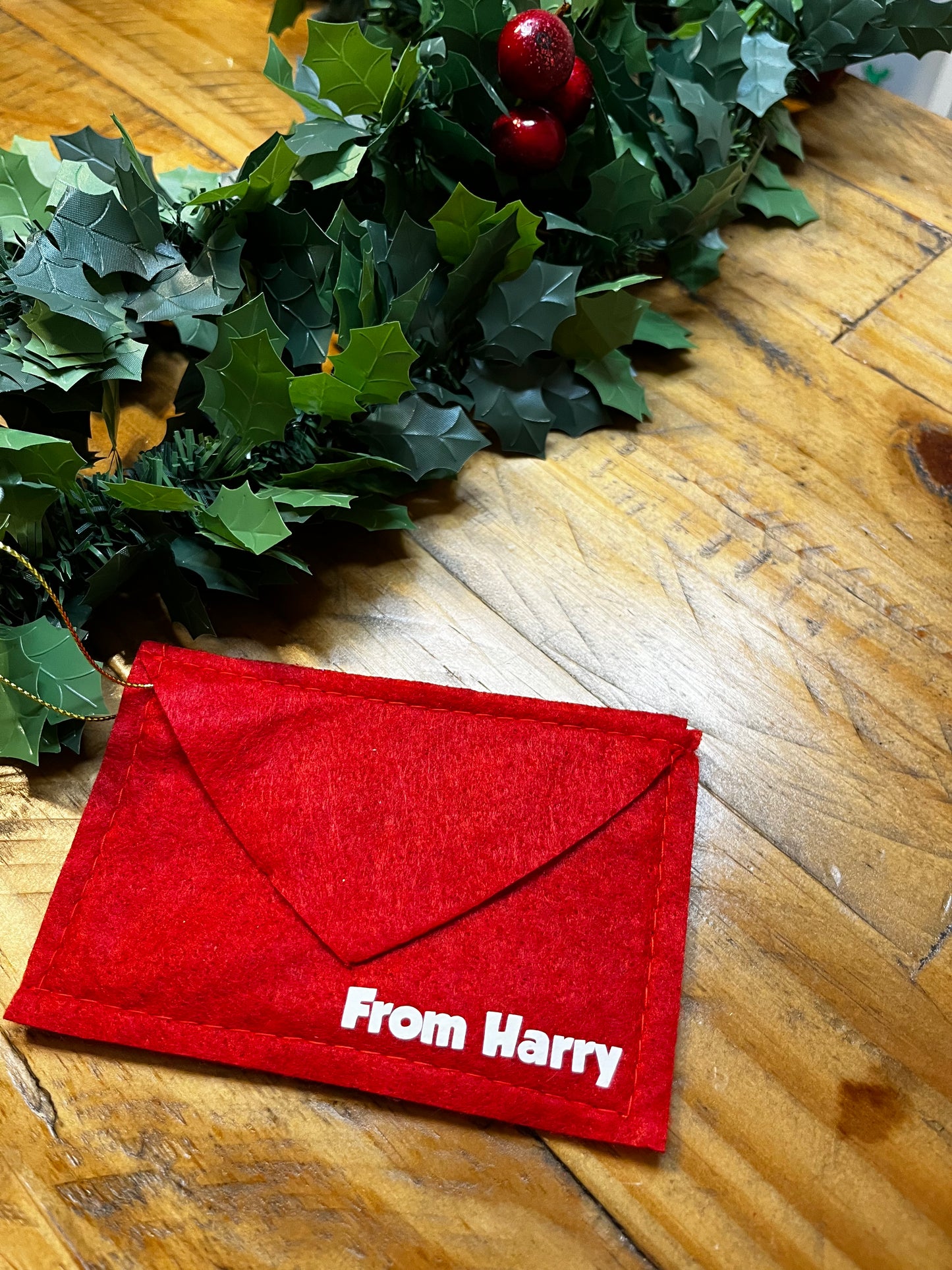 Letter to Santa Claus envelope decoration