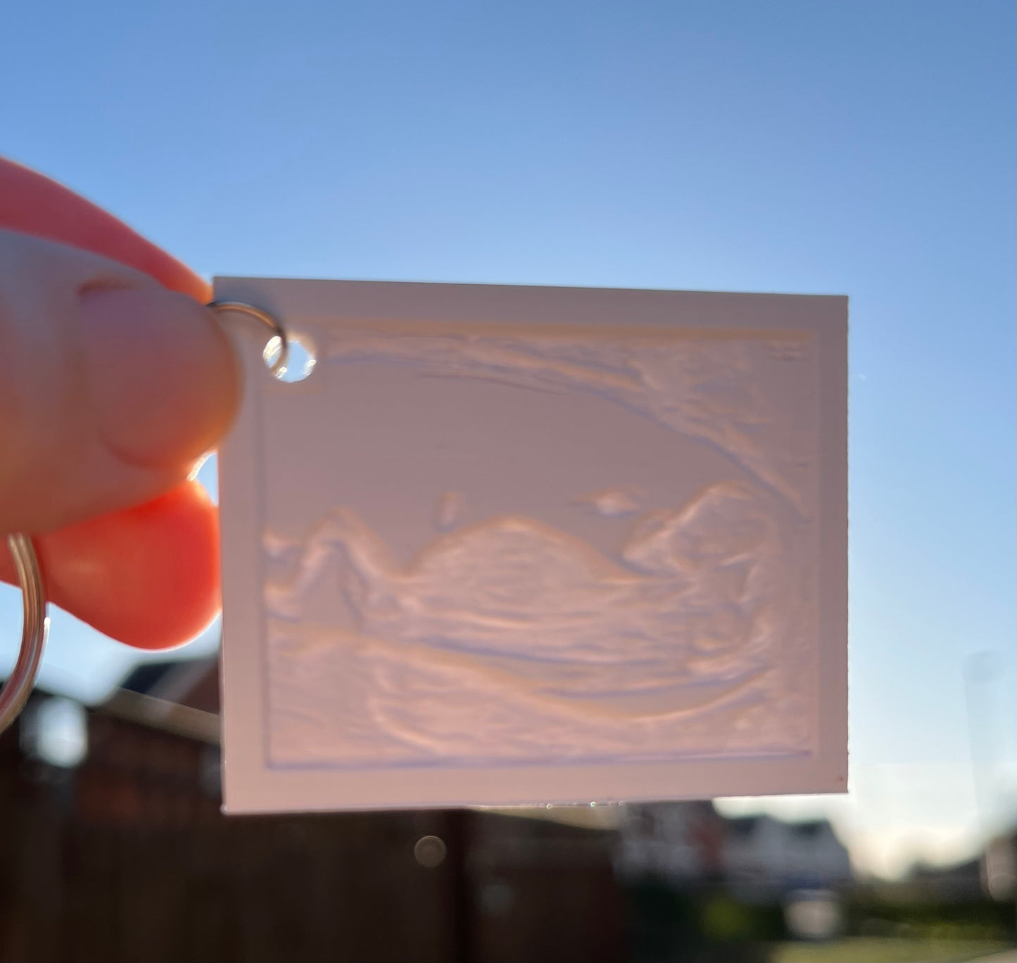 Baby Ultrasound Scan Photo Keyring