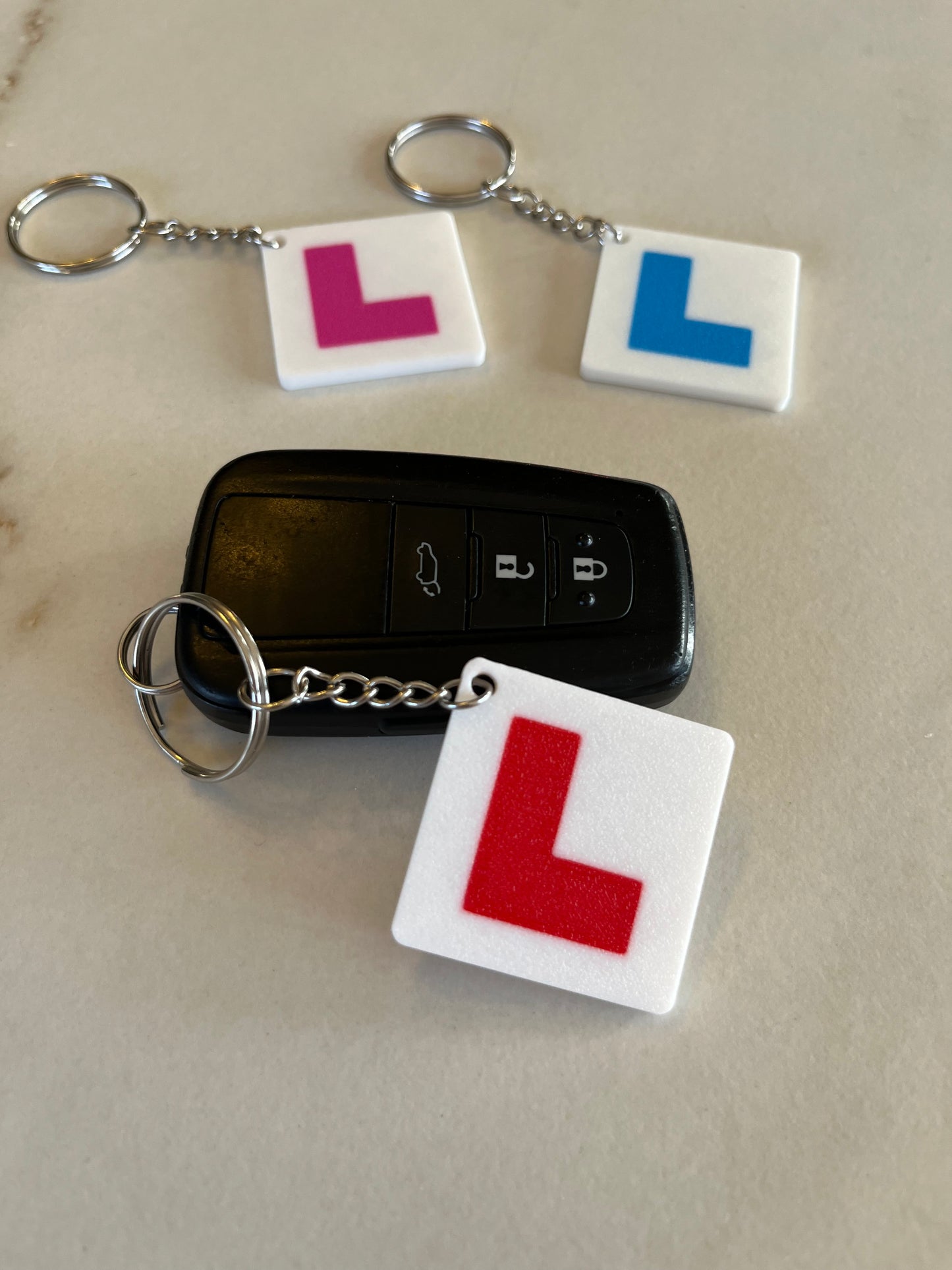 Learner Driver 'L Plate' Keyring