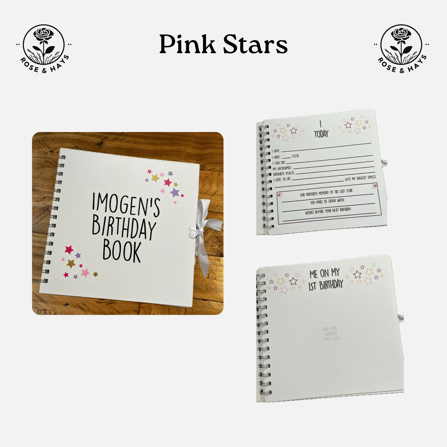 Personalised Birthday Memory Book