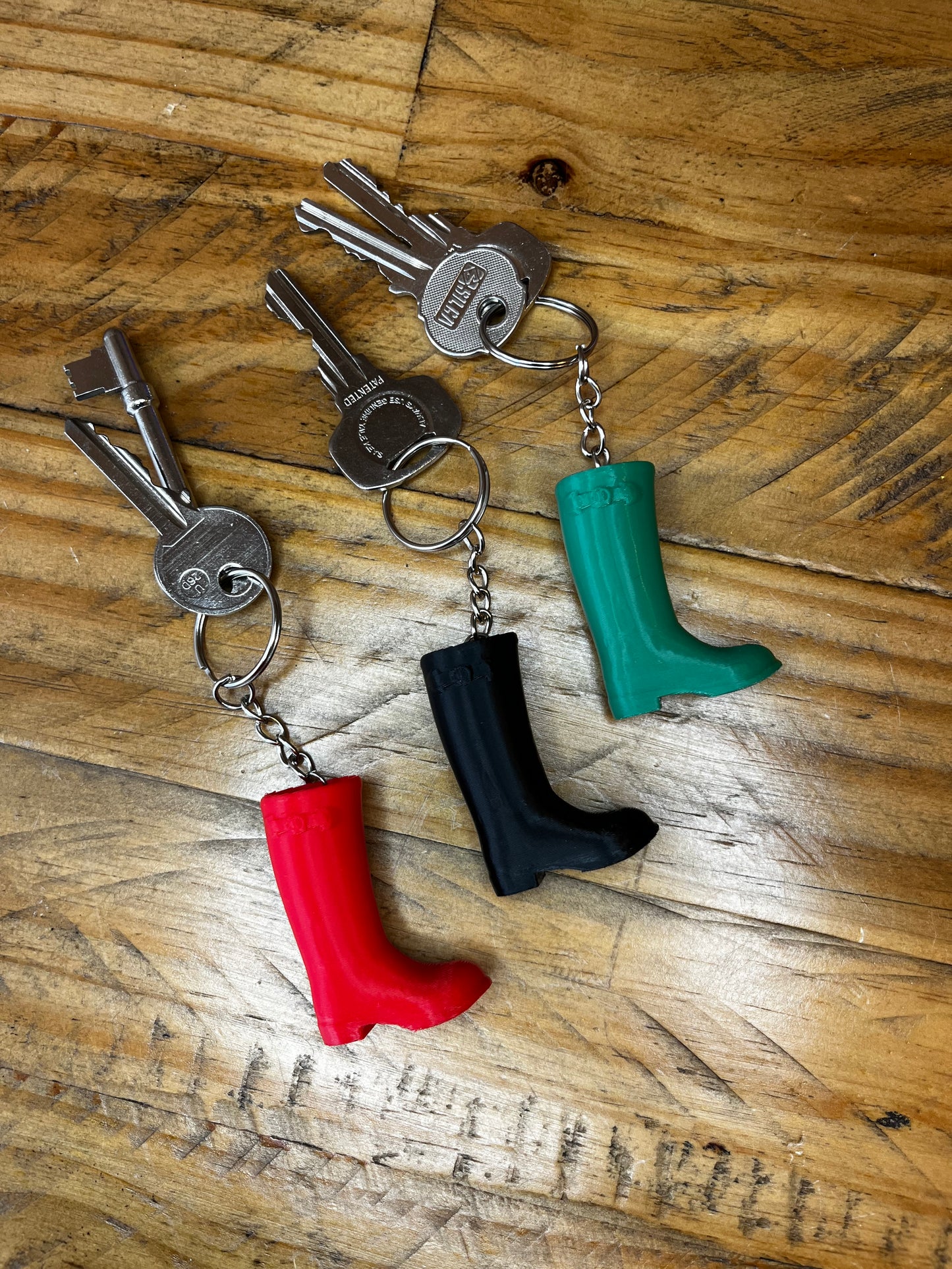 Wellington Boot Keyring
