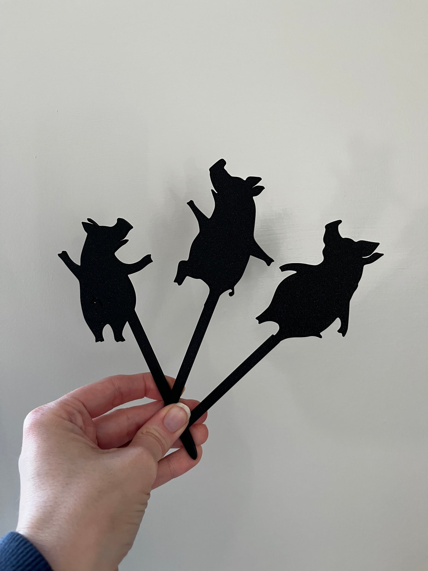 The Three Little Pigs Shadow Story Sticks
