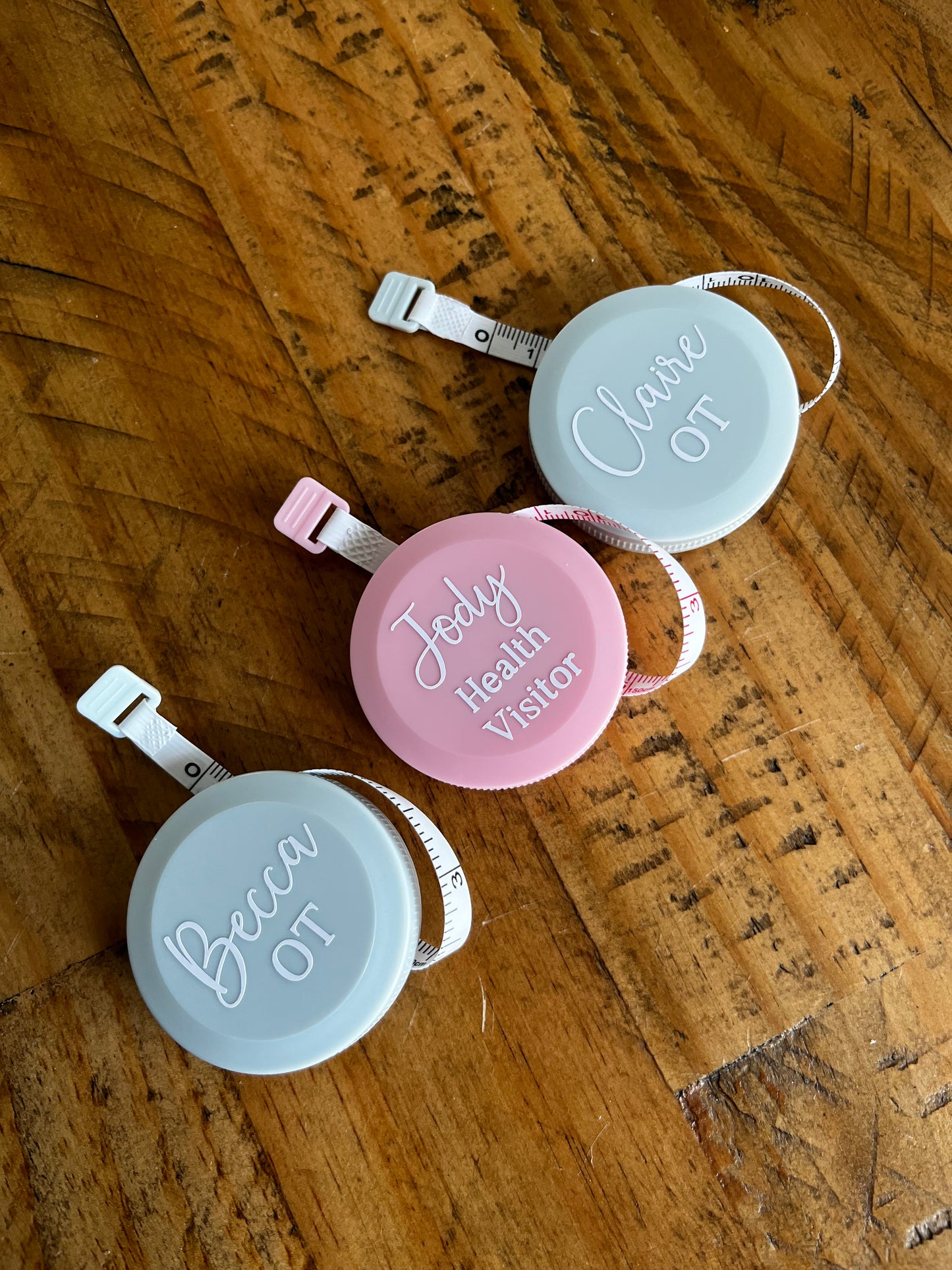 Personalised Health Care Workers Pocket Tape Measure