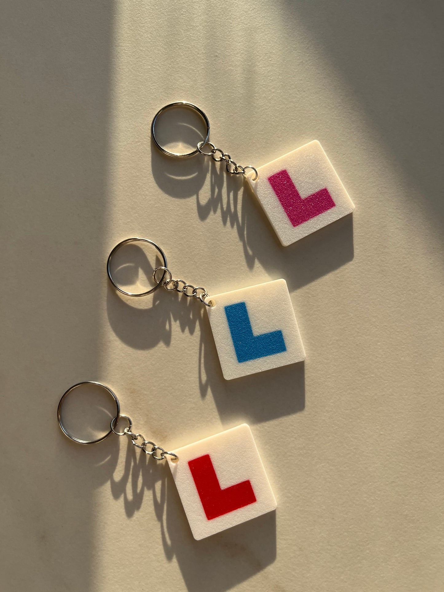 Learner Driver 'L Plate' Keyring