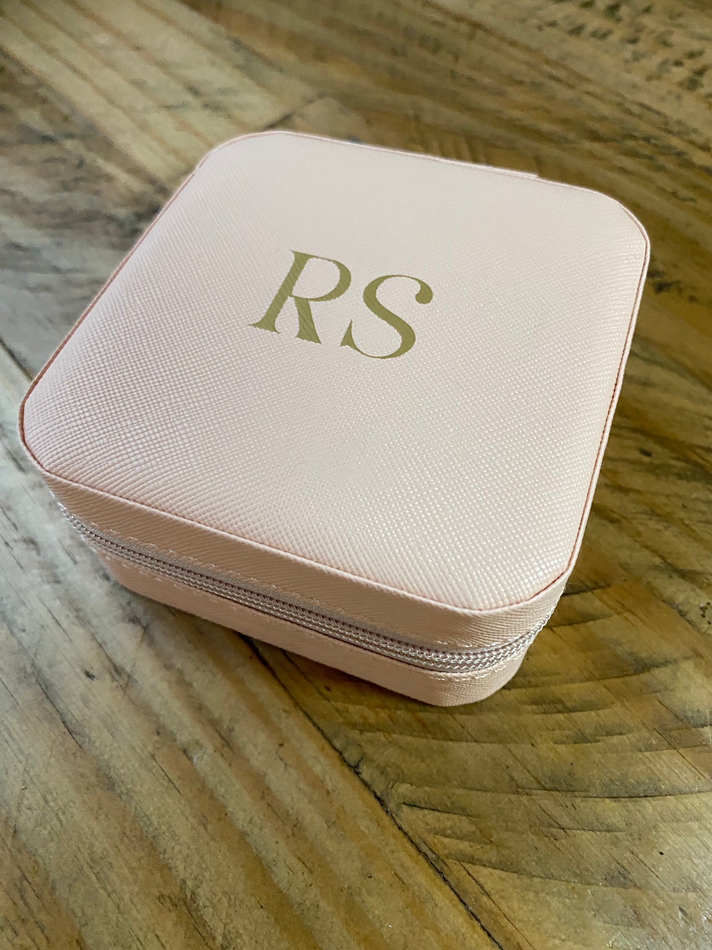 Personalised travel jewellery box