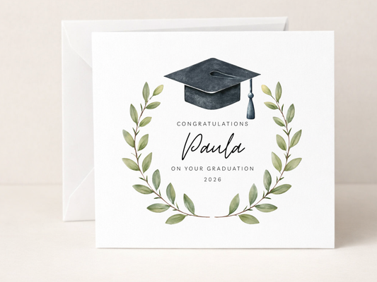 Personalised Graduation Card