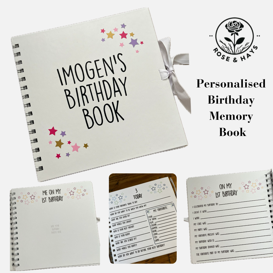 Personalised Birthday Memory Book