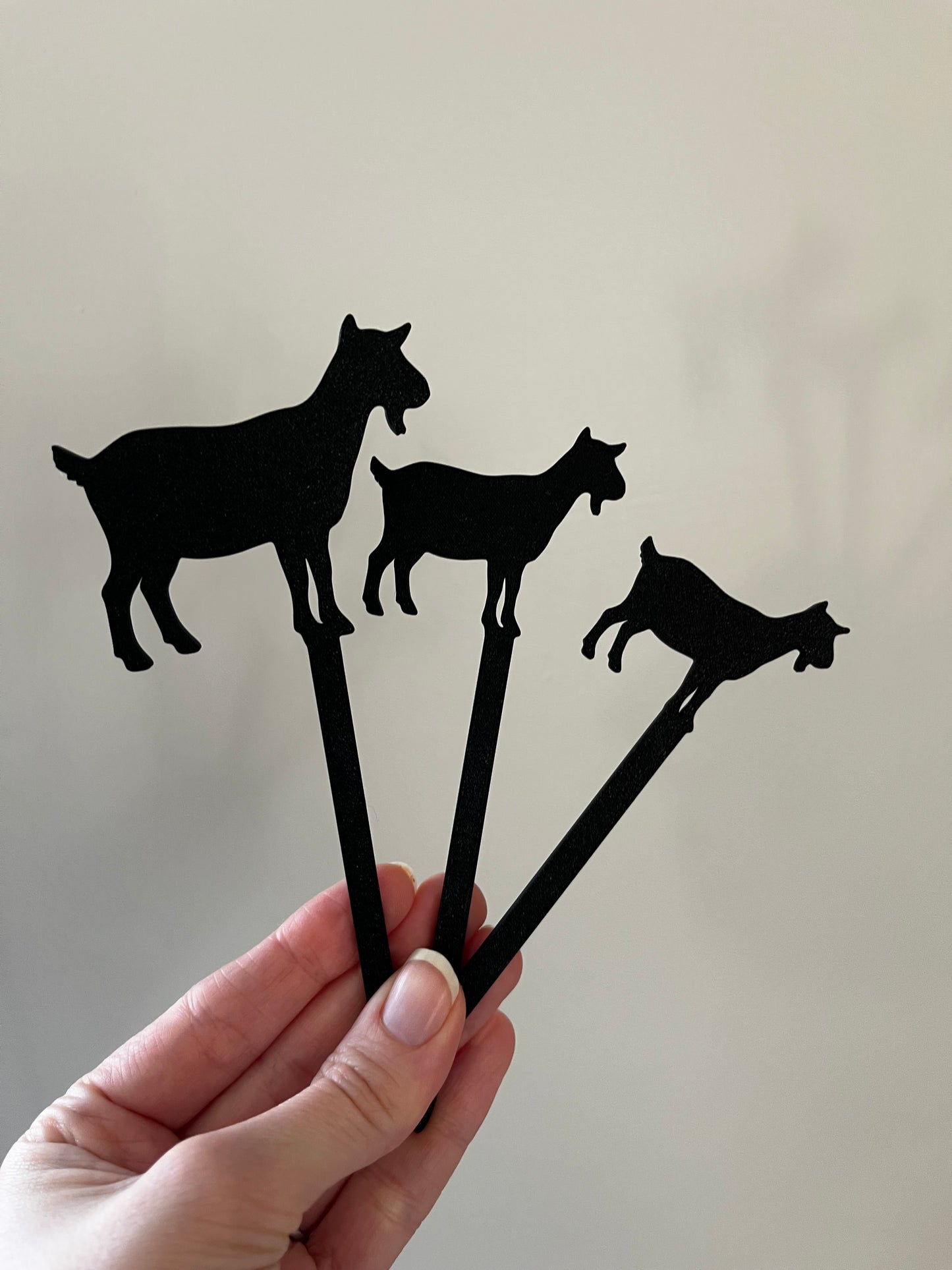 Three Billy Goats Gruff Shadow Story Stick Puppets