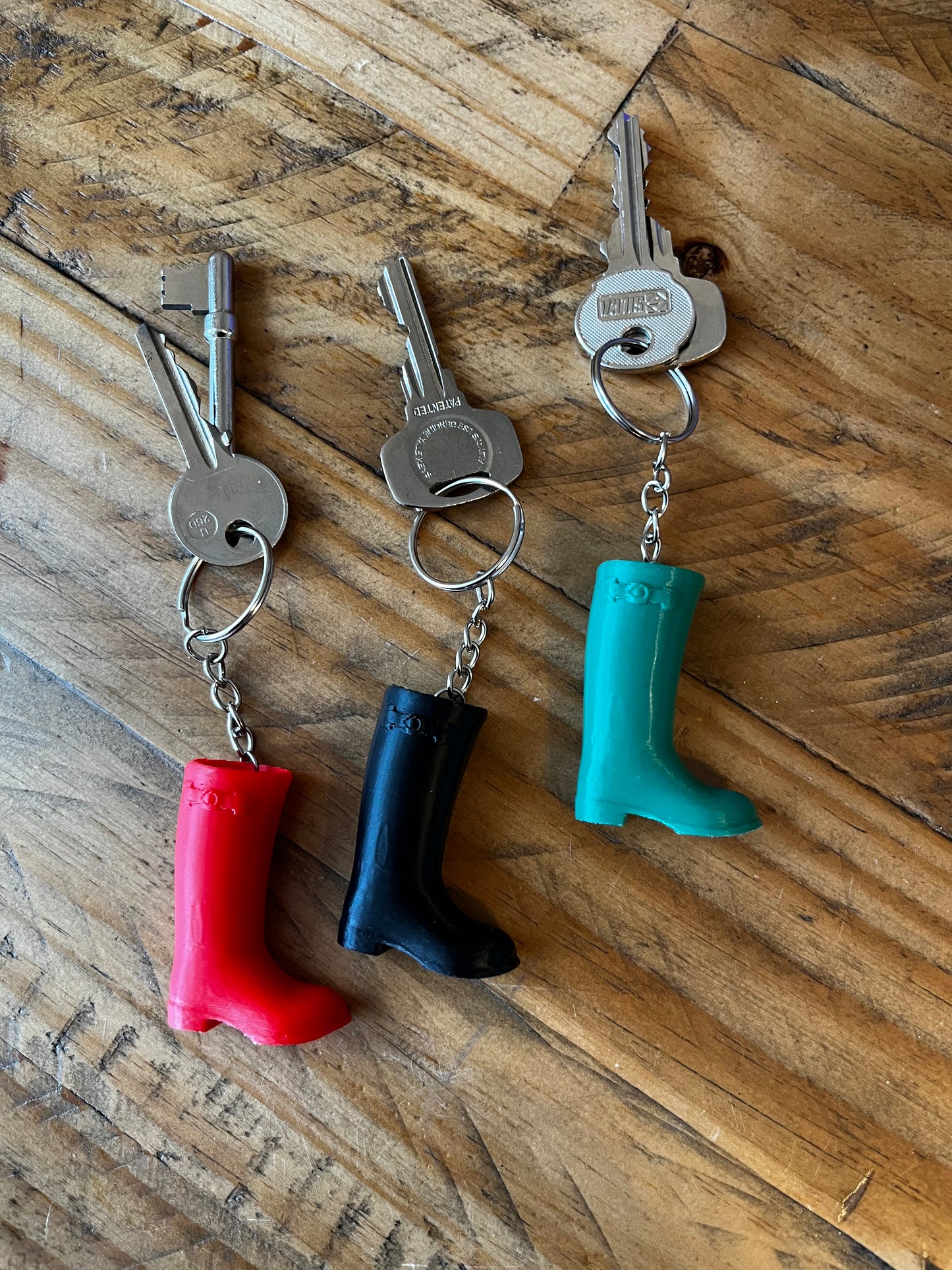 Wellington Boot Keyring