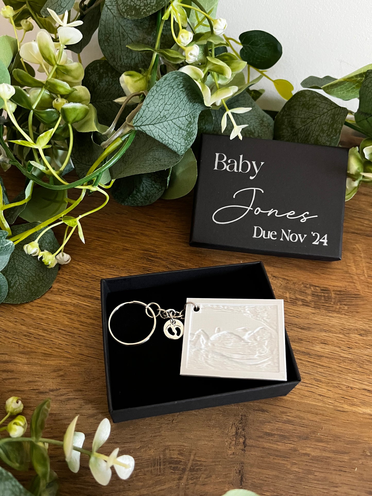Baby Ultrasound Scan Photo Keyring