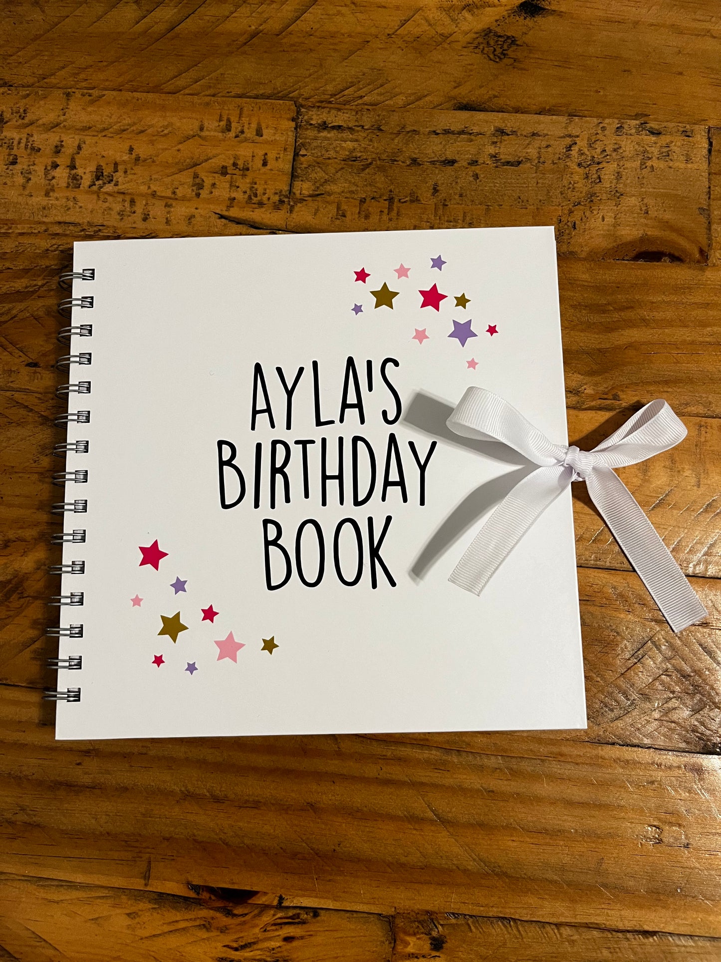 Personalised Birthday Memory Book