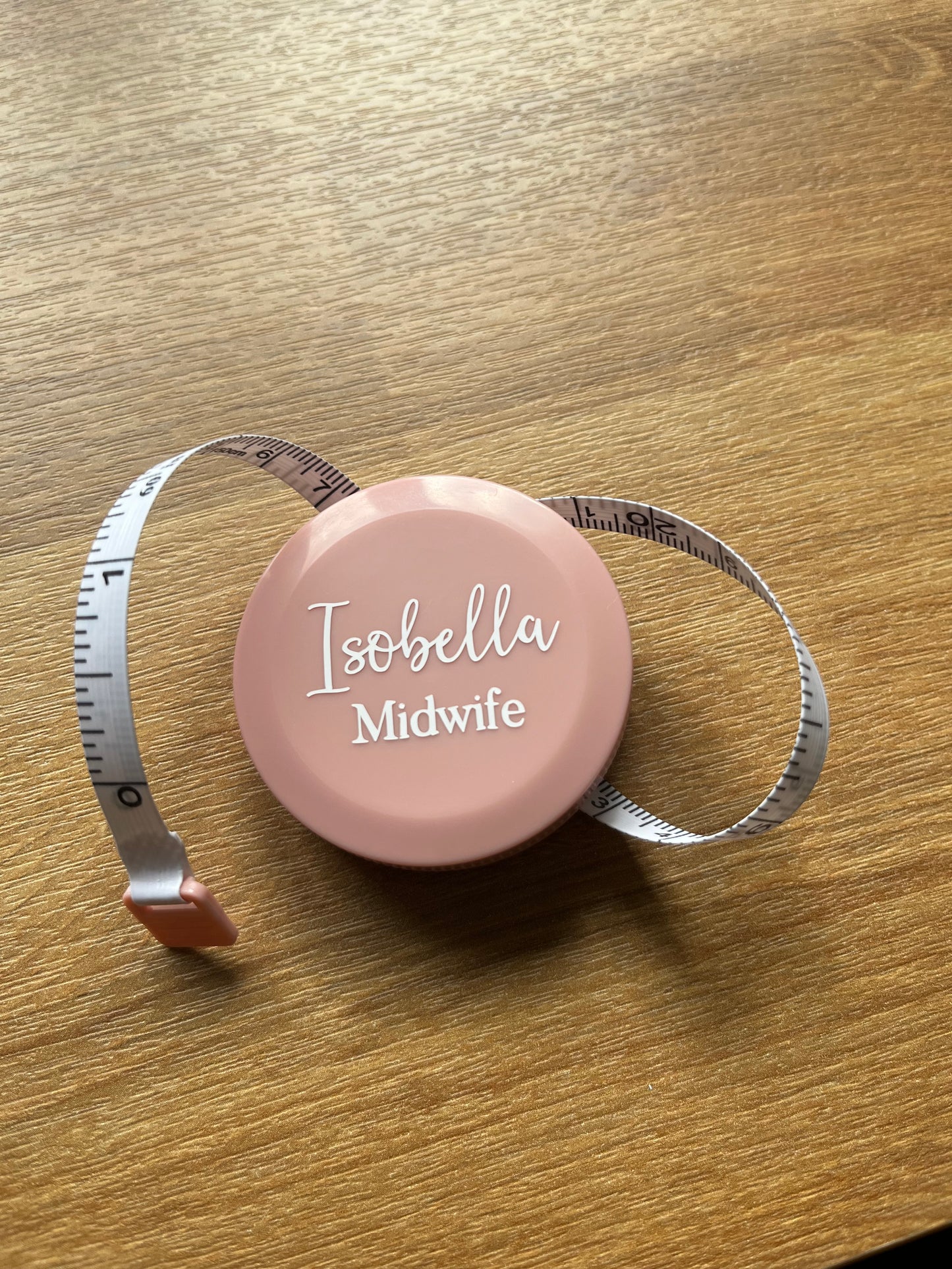 Personalised Health Care Workers Pocket Tape Measure