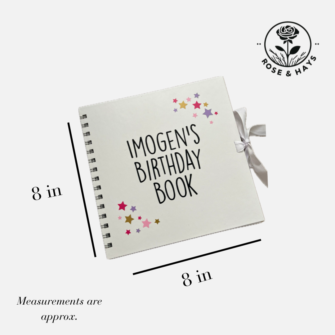Personalised Birthday Memory Book