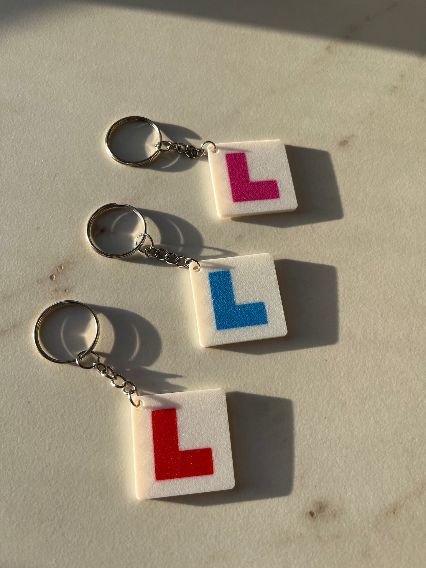 Learner Driver 'L Plate' Keyring