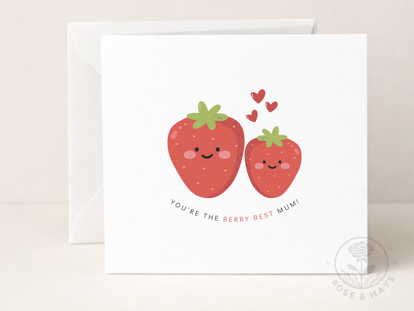 You’re The Berry Best Mum Personalised Card