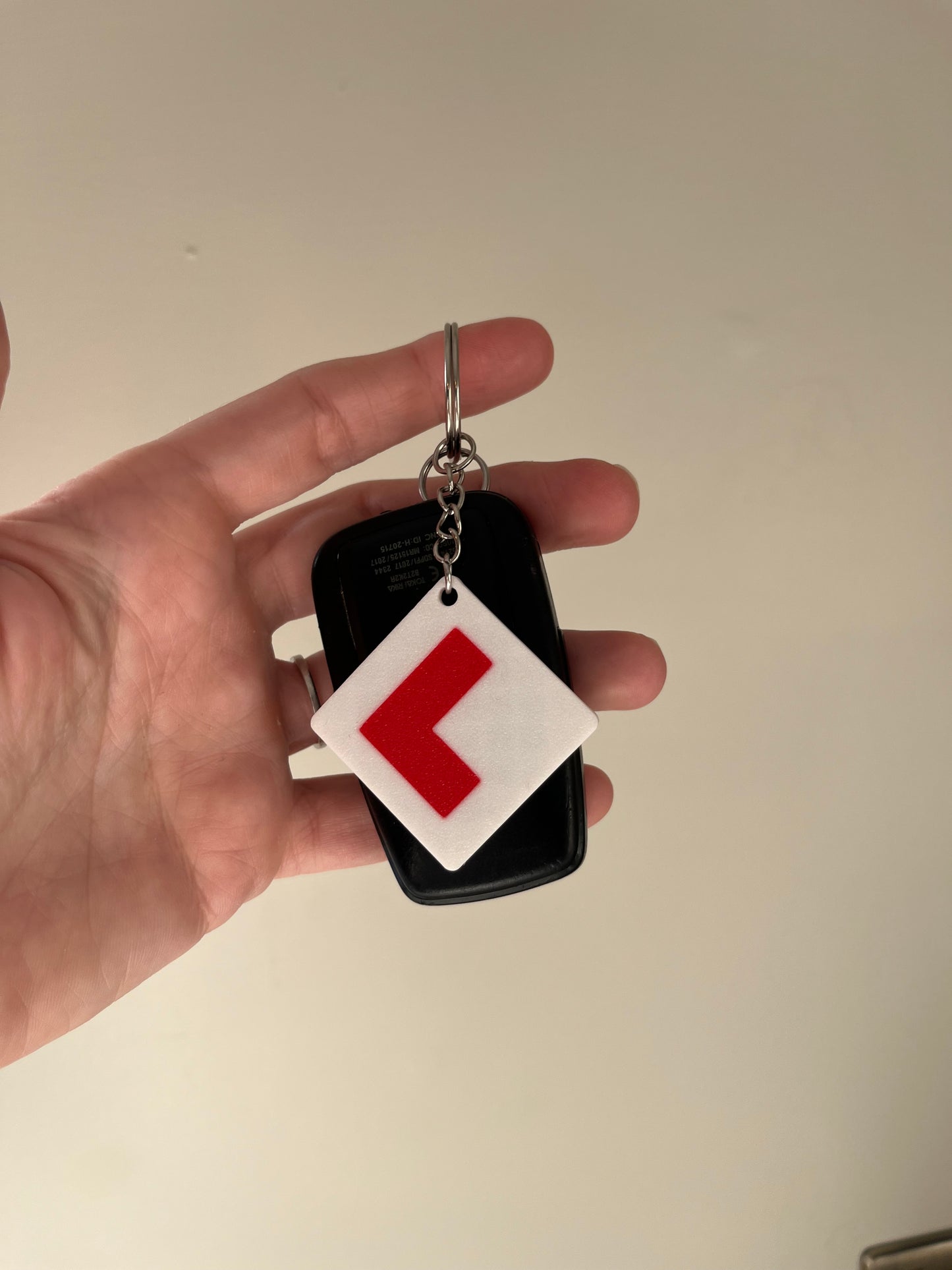 Learner Driver 'L Plate' Keyring