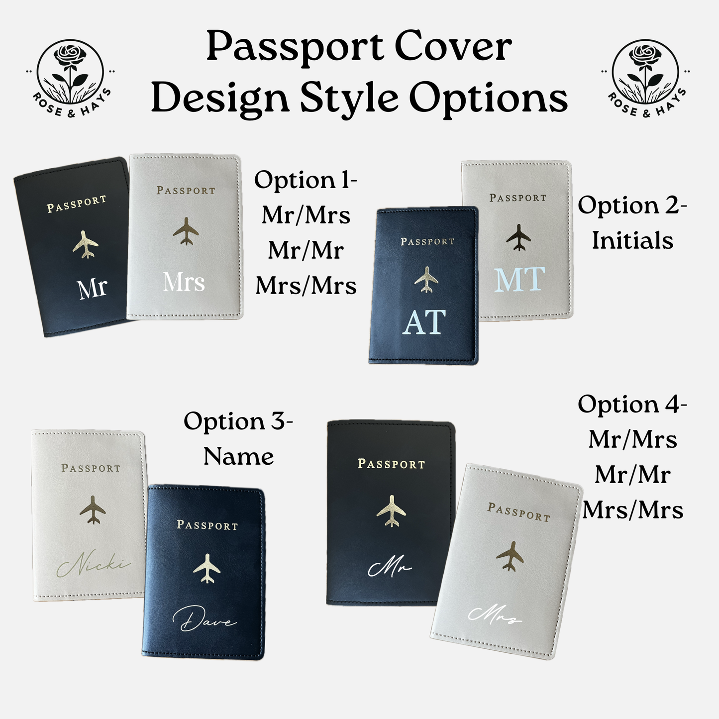 Passport Covers - Personalised