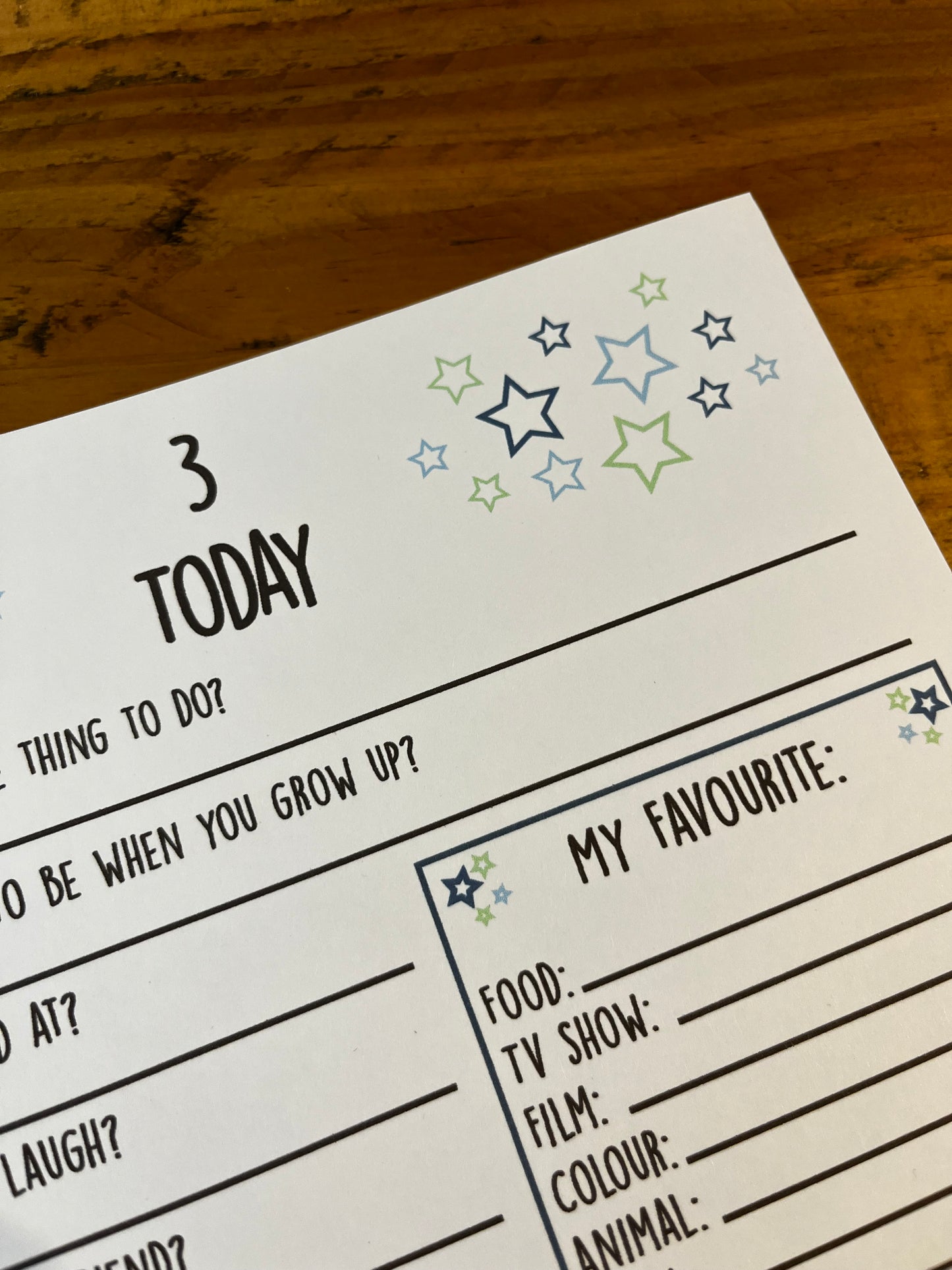 Personalised Birthday Memory Book