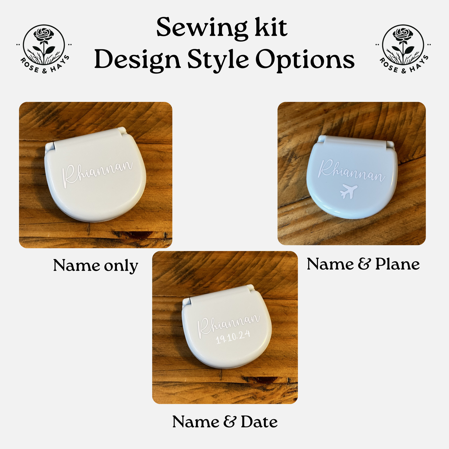 Personalised Travel Sewing Kit