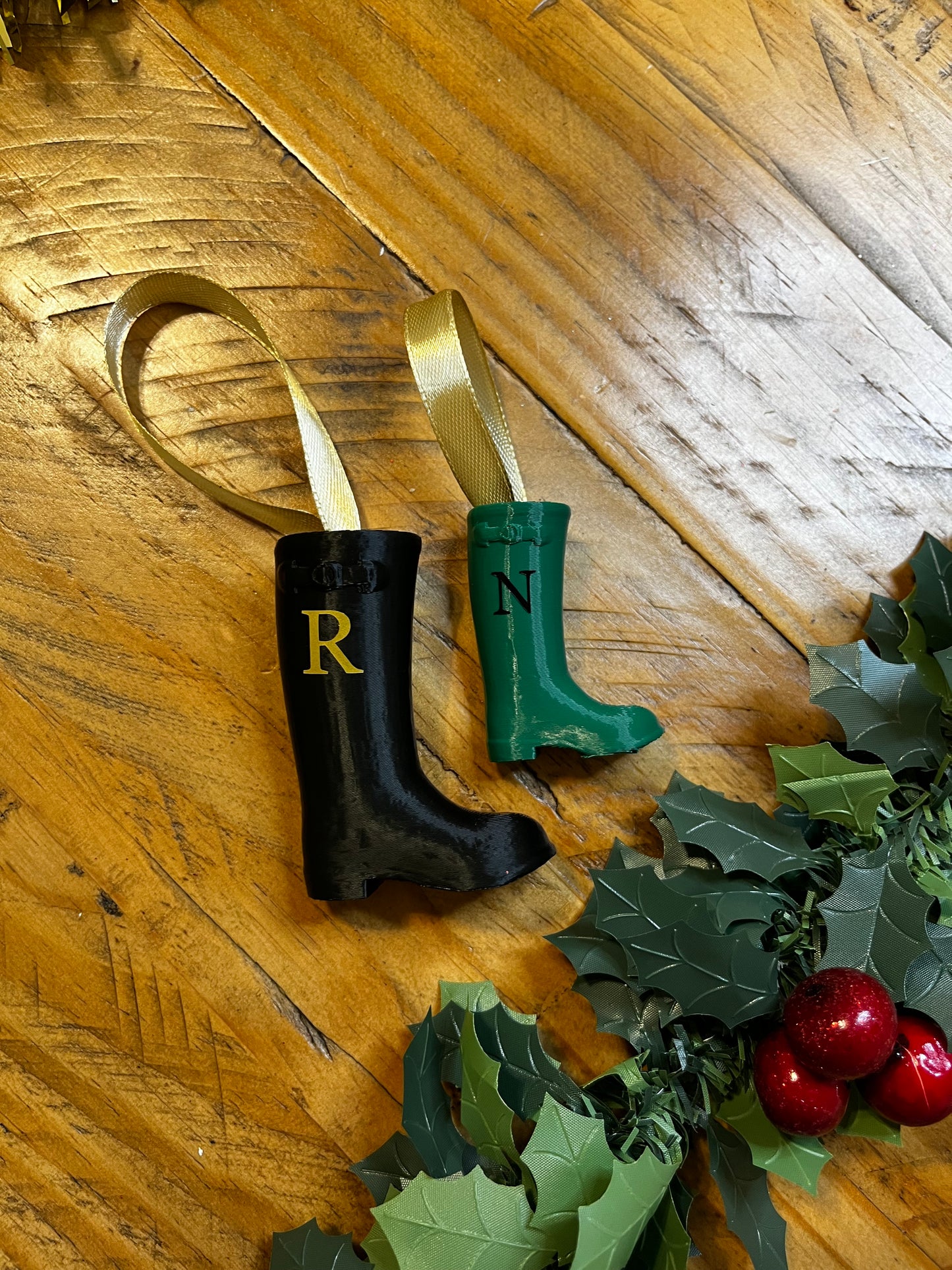 Wellies Christmas Tree Decoration