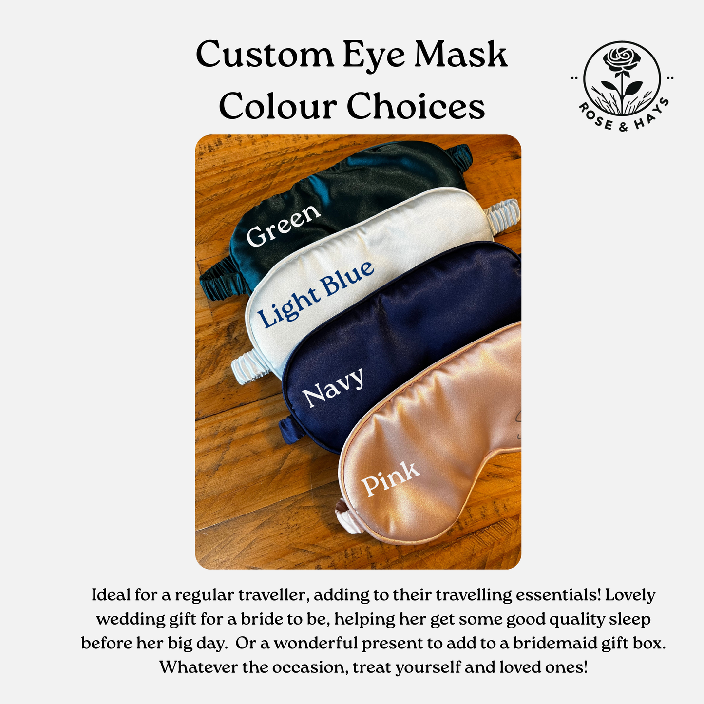 Personalised sleep mask