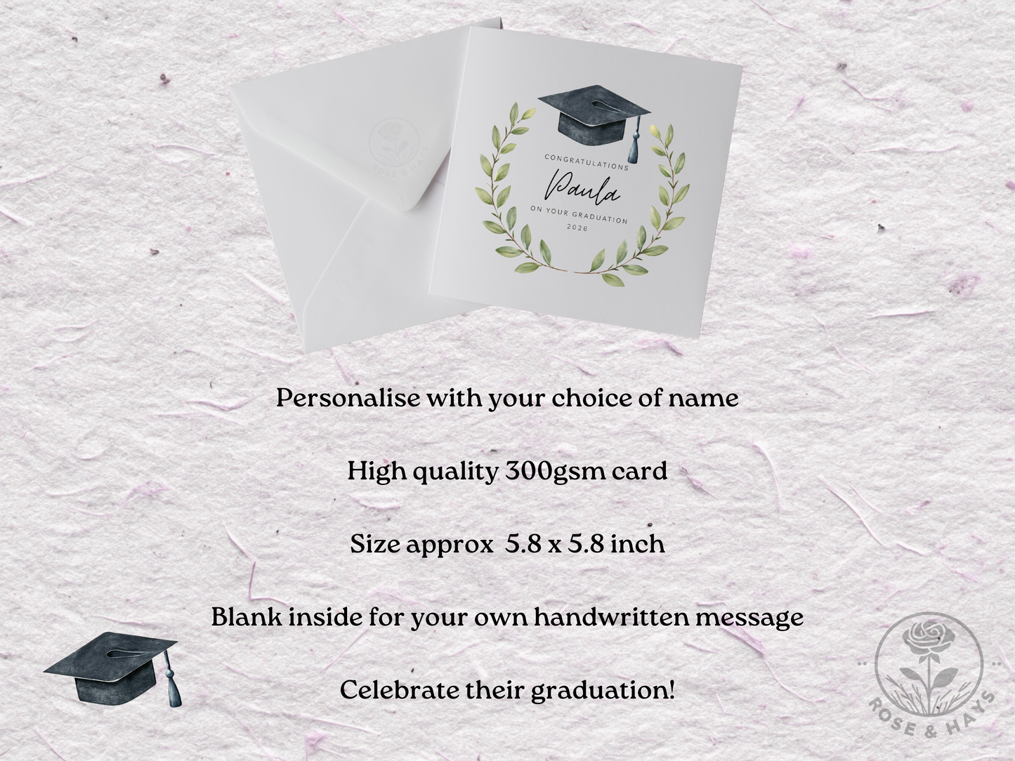 Personalised Graduation Card