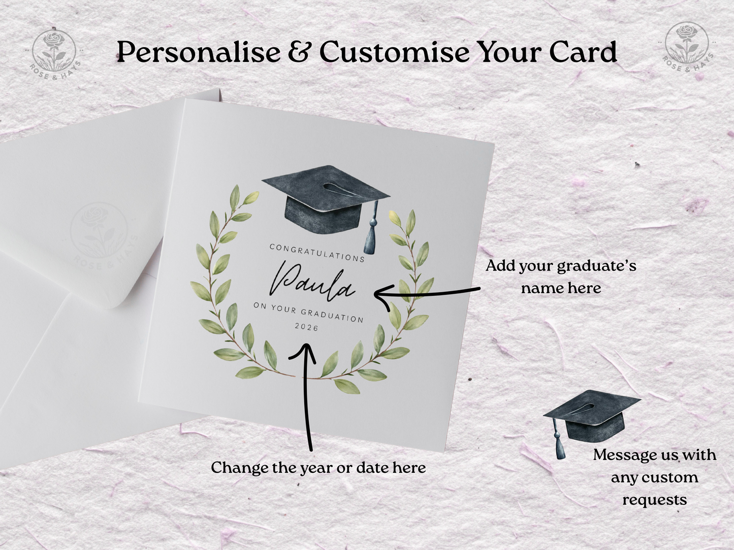 Personalised Graduation Card