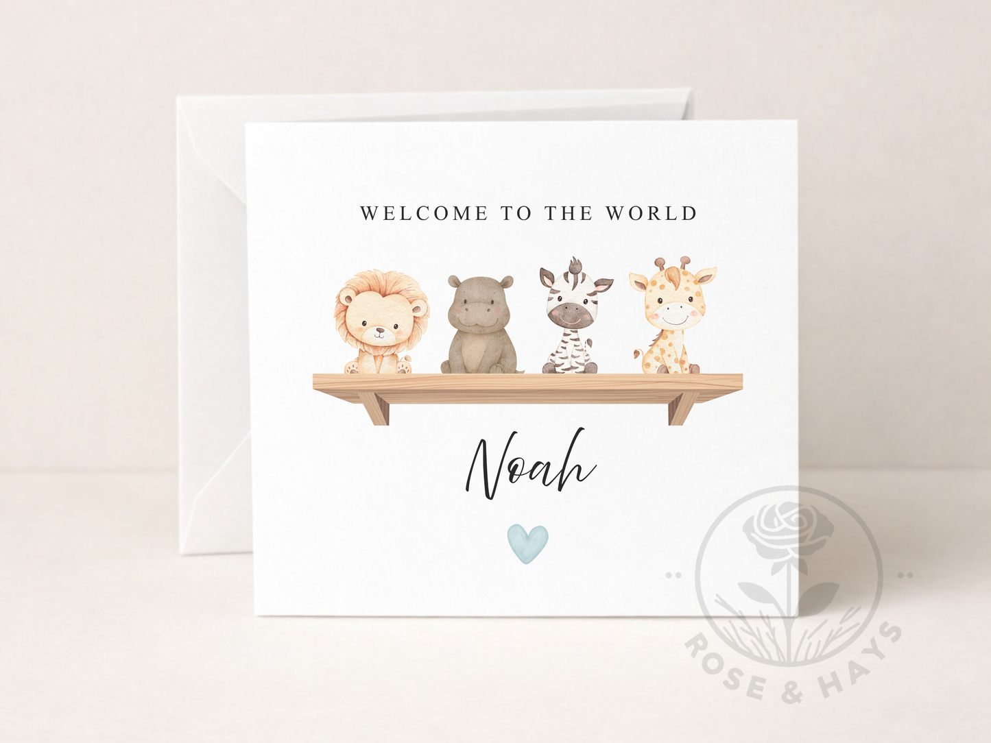 Personalised New Baby Card