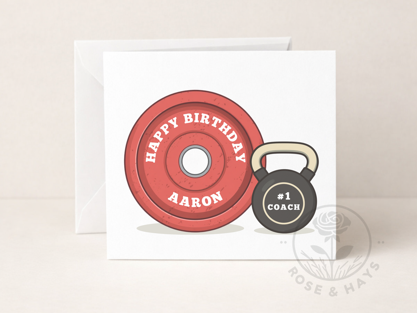 Personalised Gym Birthday Card