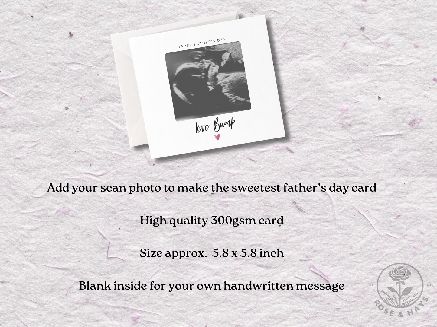 Custom Ultrasound Scan Father's Day Card
