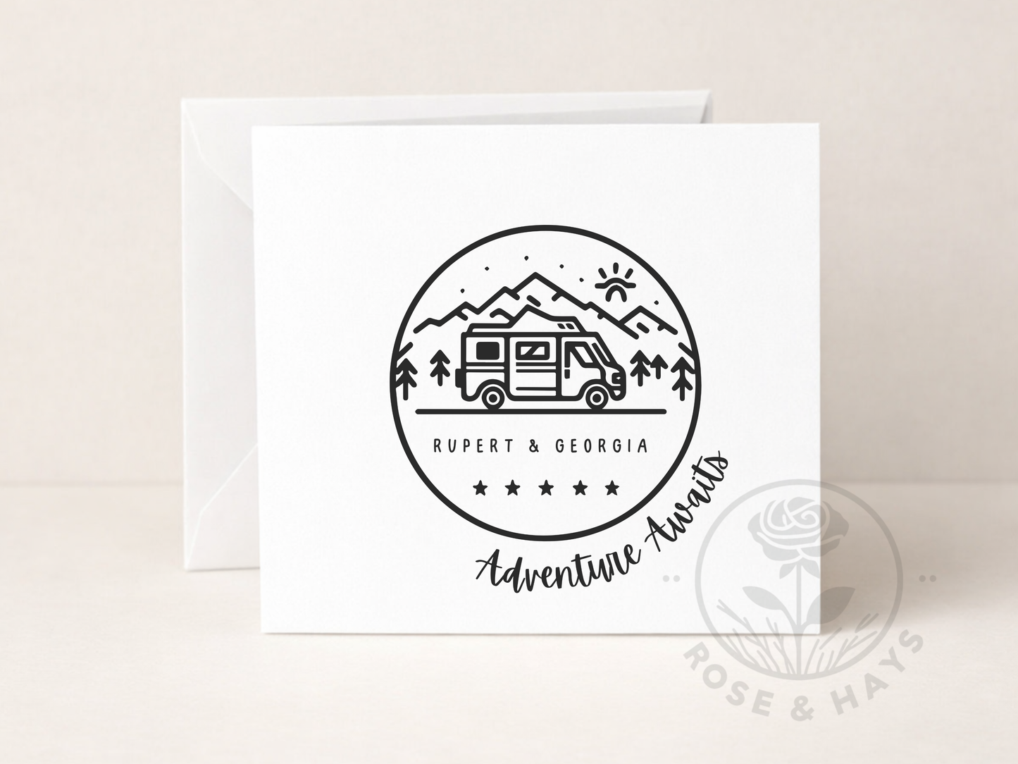 Personalised Campervan Card