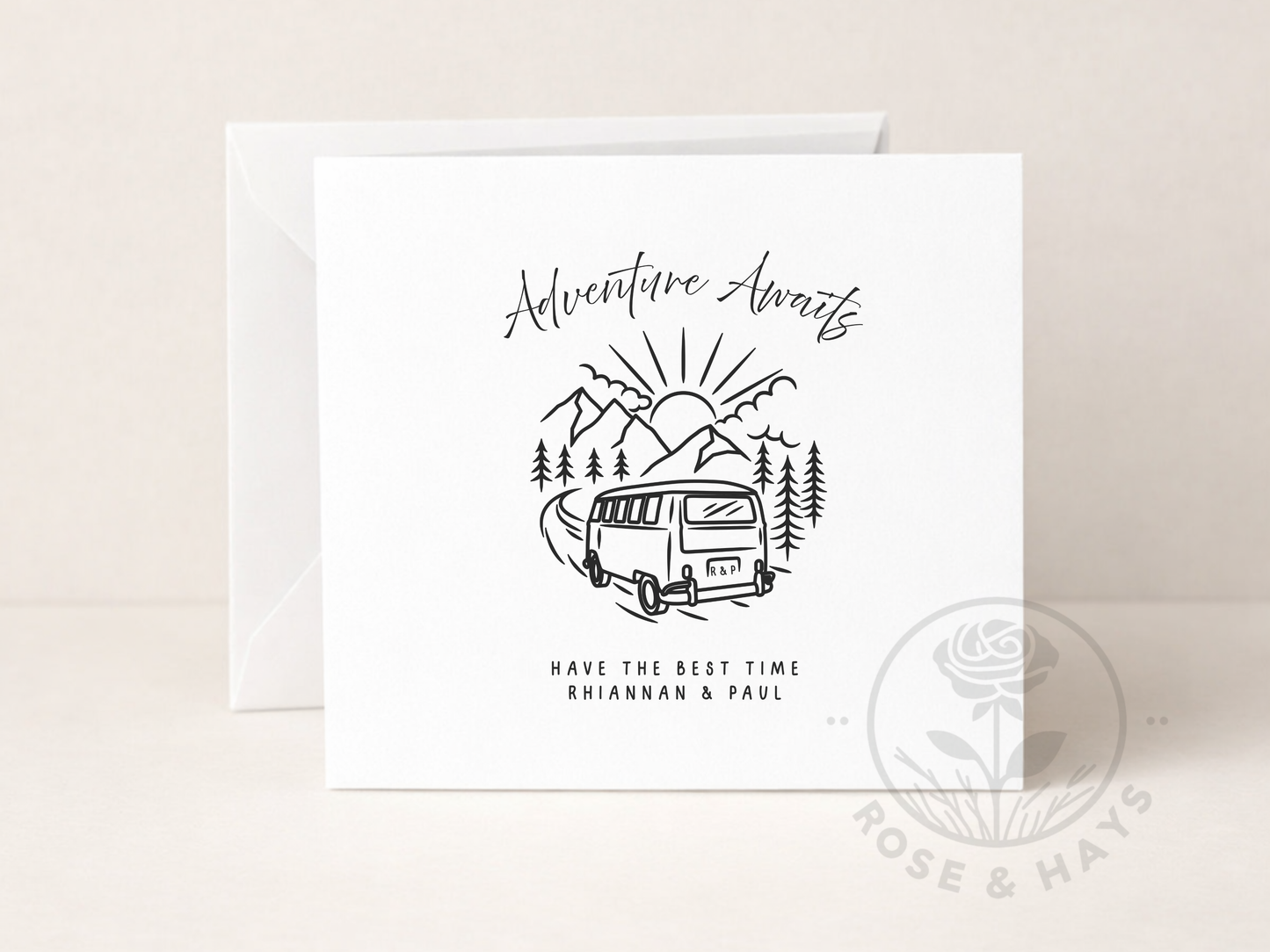 Personalised Motorhome Card