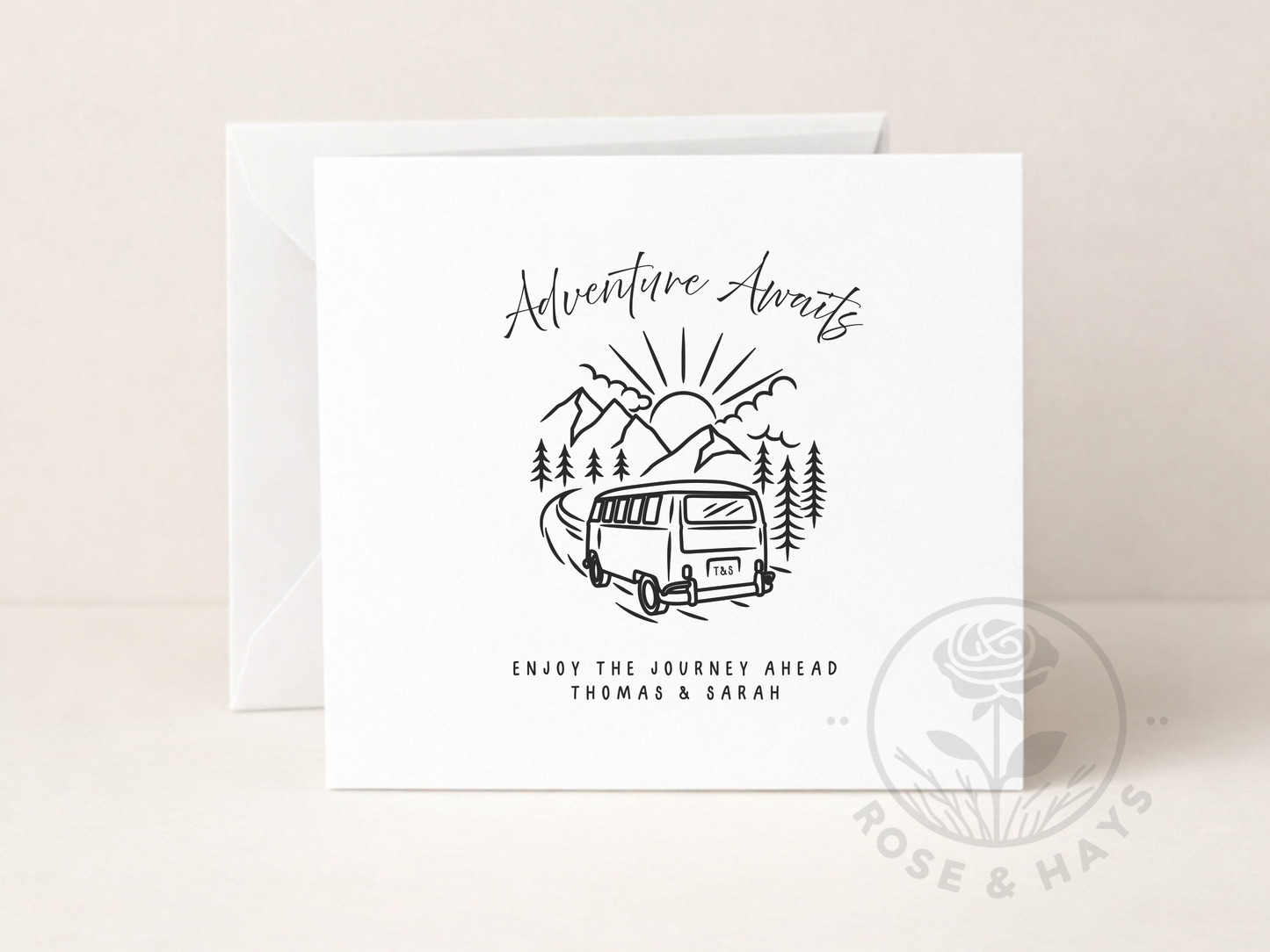 Personalised Motorhome Card
