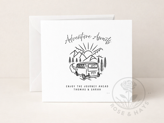Personalised Motorhome Card