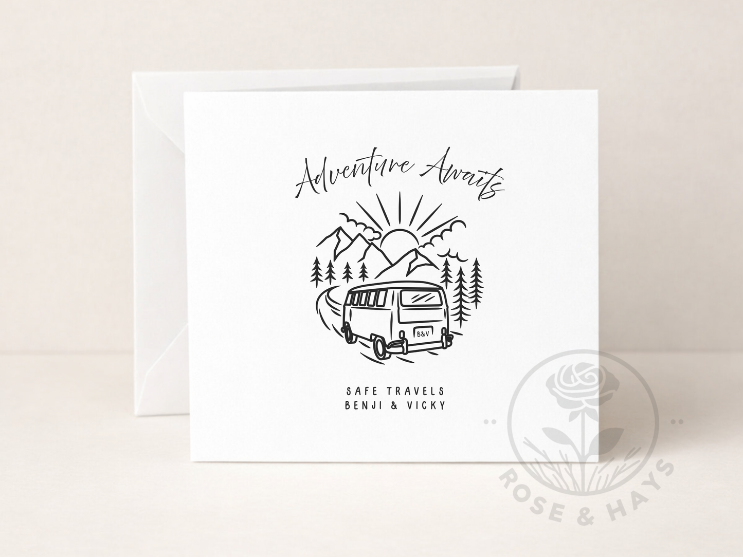 Personalised Motorhome Card
