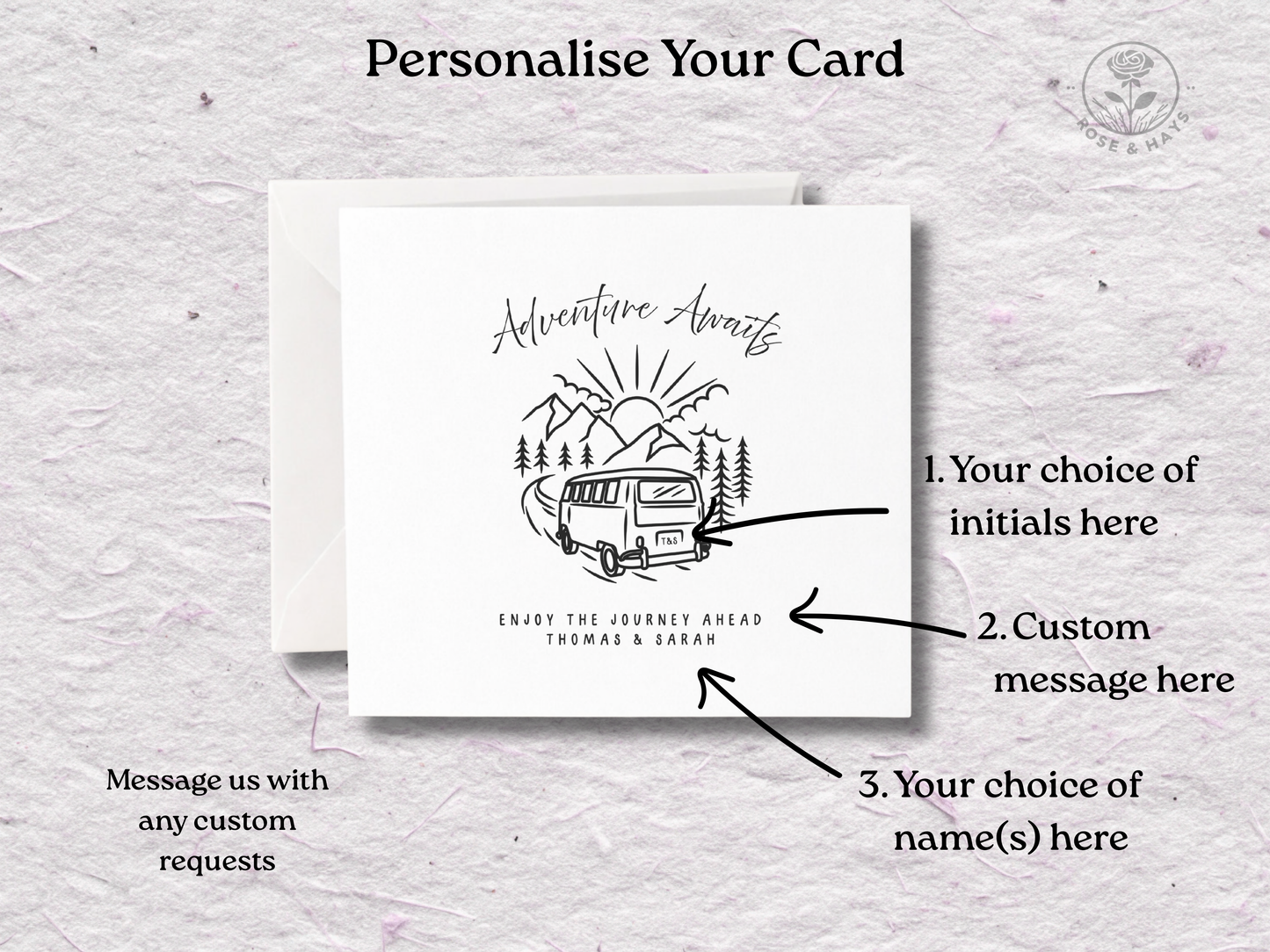Personalised Motorhome Card