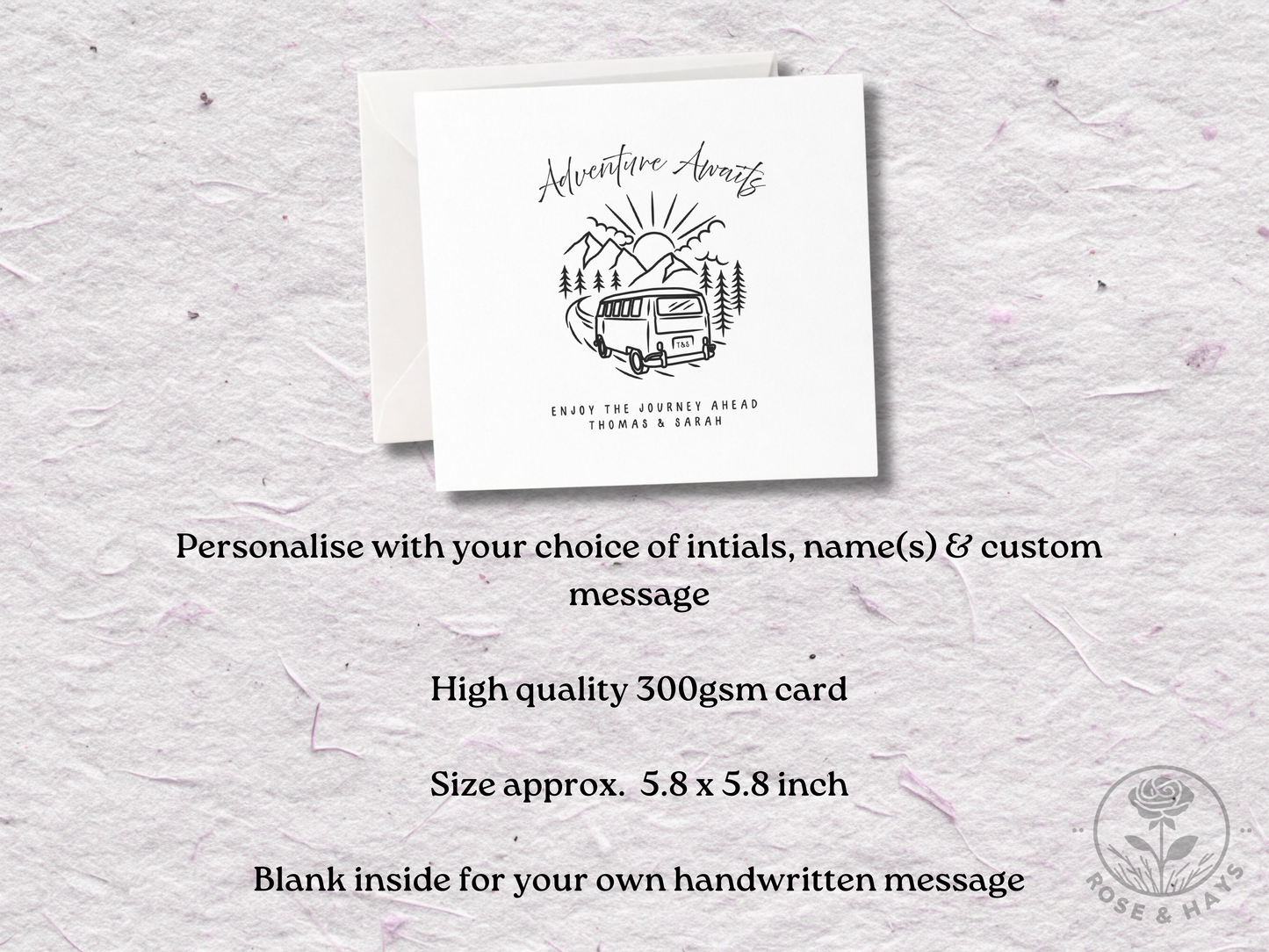 Personalised Motorhome Card